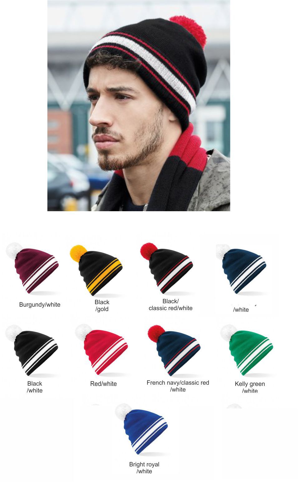 BB472 Beechfield Stadium Beanie  BB472 Beechfield Stadium Beanie